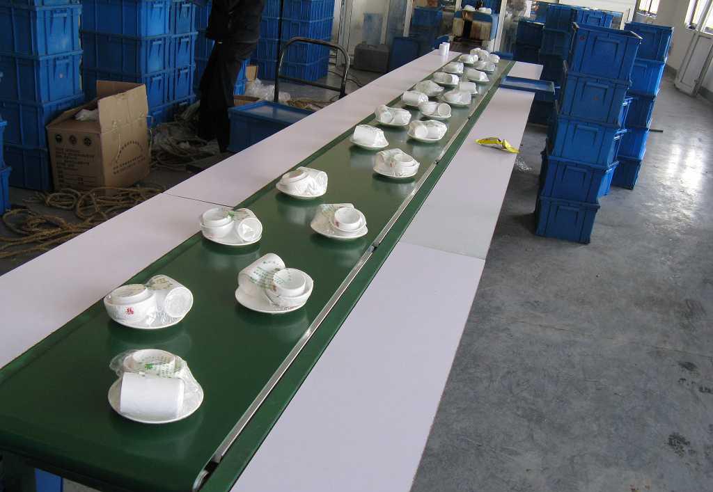 食品包裝皮帶輸送線